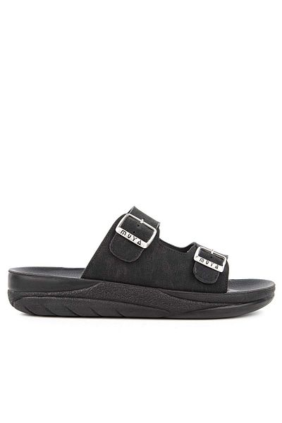 Muya Ditta Anatomical Sole 4 Season Men's Slippers - Black