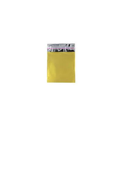 alpmodel Metallized Gold Gift Package Bag with Self Tapes 7X9 Small Size 100 Pieces