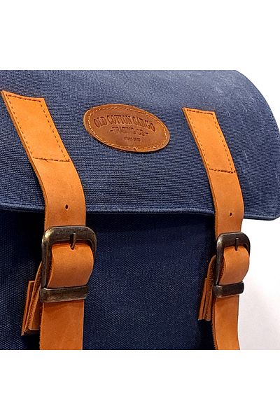 Old Cotton Δερμάτινη ζώνη με λεπτομέρεια από κερωμένο καμβά αδιάβροχο καθημερινό σακίδιο πλάτης φορητού υπολογιστή 7176