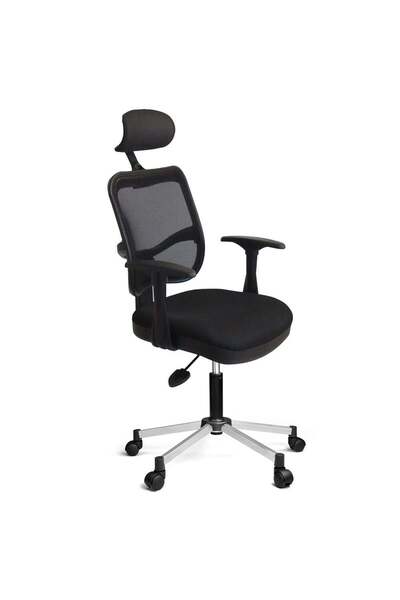 Türksit 817 File Çalışma Koltuğu Metalik Gri Boyalı Ayak Siyah