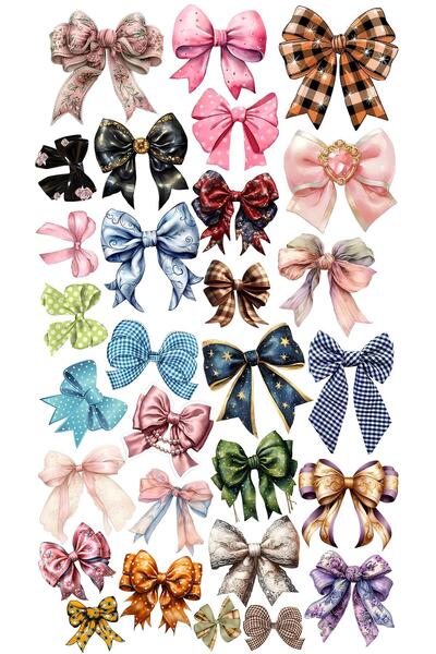 Rana İkra Art Fiyonk Temalı Sticker Seti (5 Sayfa 66 Adet)