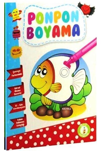 Ema Çocuk PonPon Boyama (Tekli)