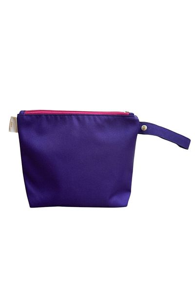 Atelier Bomonti Mamikids Mini Wet&Dry - 30X25Cm Purple Nursery Bag, Wet & Dirty Pool/Beach Bag