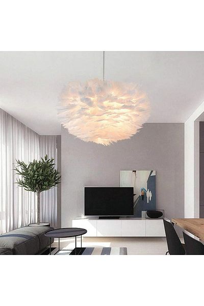 Btm Modern feather chandelier 60cm