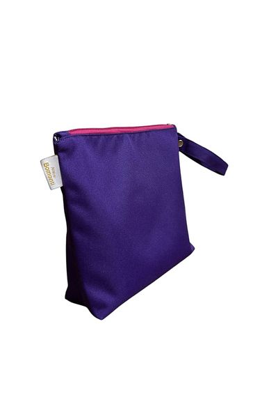 Atelier Bomonti Mamikids Mini Wet&Dry - 30X25Cm Purple Nursery Bag, Wet & Dirty Pool/Beach Bag