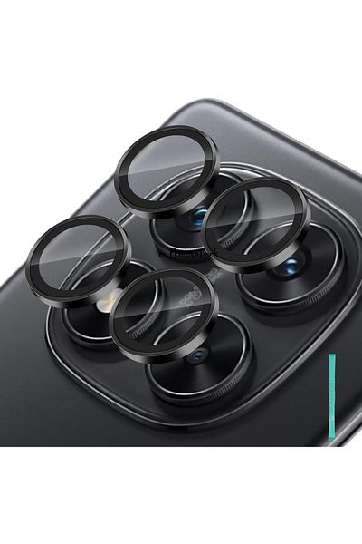 m.tk moveteck Xiaomi Redmi Note 14 Pro 5G حماية عدسة الكاميرا الزجاج المقسى غير القابل للكسر مع جهاز التطبيق