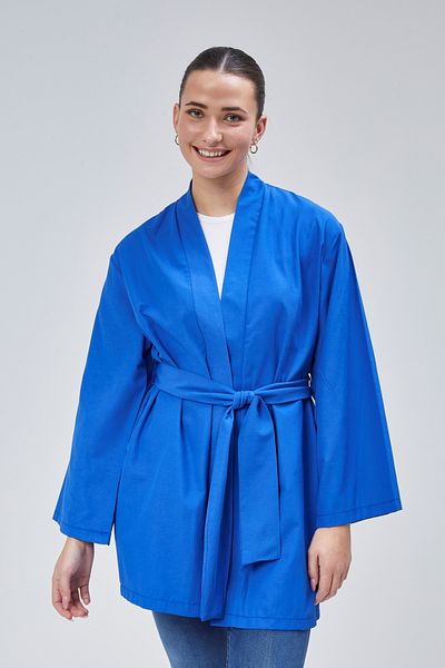 lurex moda Kimono cu brâu