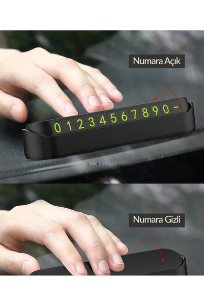 Silmaril Retractable In-Car Numberer Car Parking Numberer Parking Lots Can Reach You