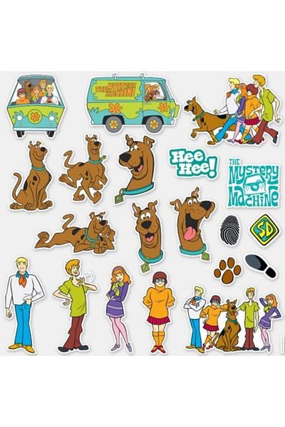 Major Selection Σετ αυτοκόλλητων 20 τεμαχίων Scooby Doo Special Design