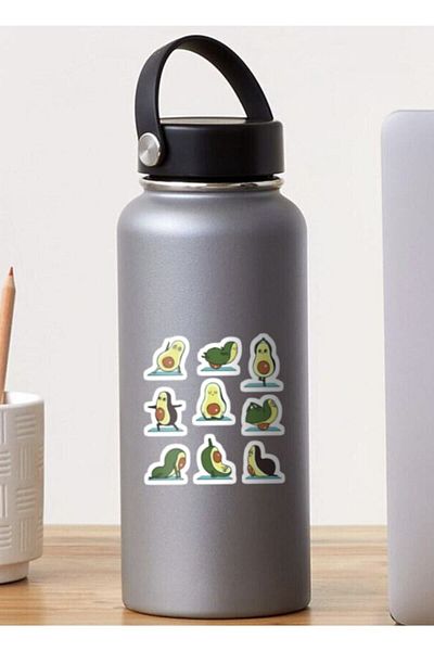 Major Selection Σετ αυτοκόλλητων ειδικής σχεδίασης Yoga Printed 15 τεμαχίων