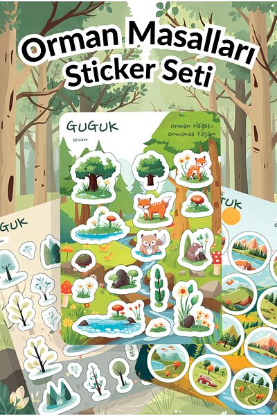 GUGUK Forest Tales Sticker Leaves Set