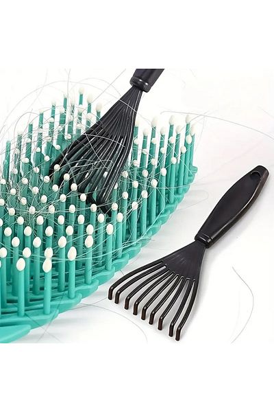 Store Easy Portable 5Pcs Plastic Mini Hair Brush Cleaner