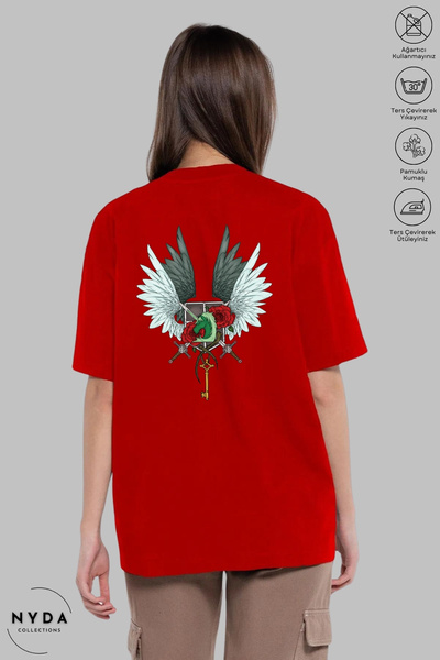Nyda Collections Unisex majica sa okruglim izrezom Attack on Titan 2, od širo...