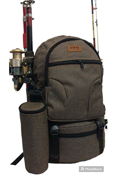 ROWAN ÇANTA حقيبة سفر روان براون من القماش الحراري مع حقيبة ترمس مبطنة للتخيي...