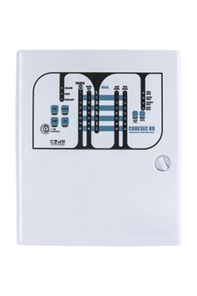 Genel Markalar Yangın Alarm Paneli 8 Bölgeli