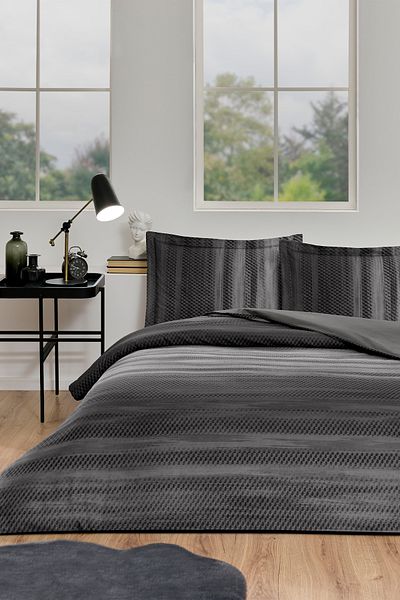 Özdilek Notte King Size Fitted Sheet Duvet Cover Set