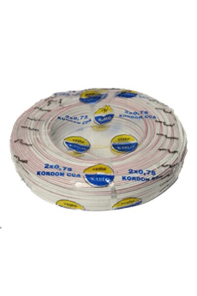 YEŞİM KABLO Yeşim Kablo 2x0.75 Cca Kordon Kablo 100 Metre