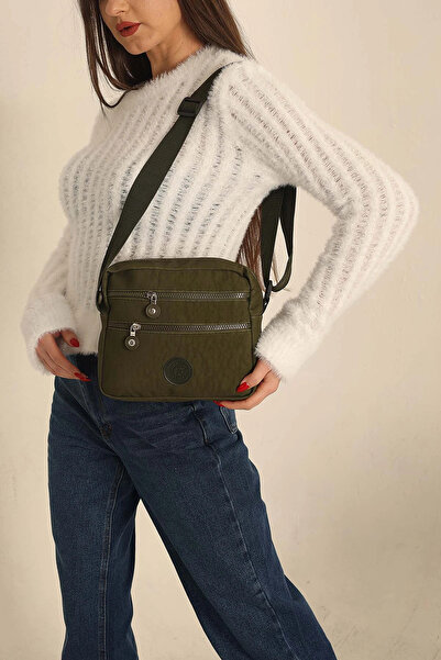 FHD BAGS Geantă de umăr cu fermoar din material Klinkir