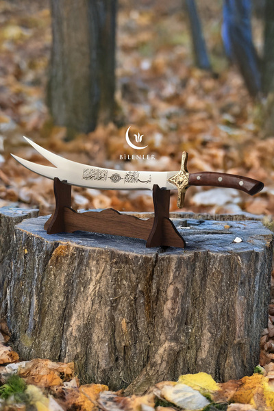 Bilenler El Yapımı Paslanmaz Hediyelik Zülfikar Kılıç 40 cm