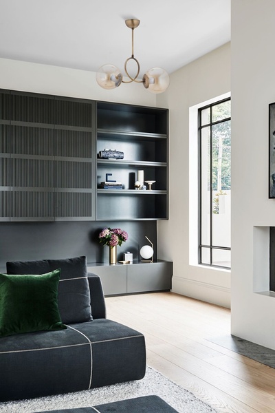 Avonni Zıt Modern Avize E27 24W 43cm Metal Eskitme/Siyah Avonni-FZ-7452-2E