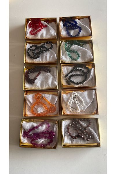 Classy 15 Gift Men's Rosary - Hajj Umrah Boxed, Skull Model