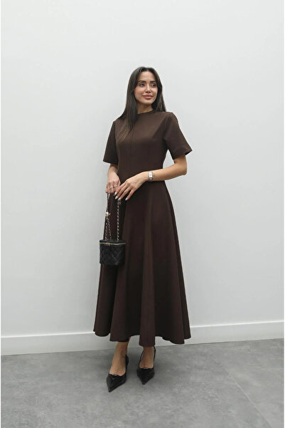 Lady Pixie Maxi Boy Volanlı Elbise