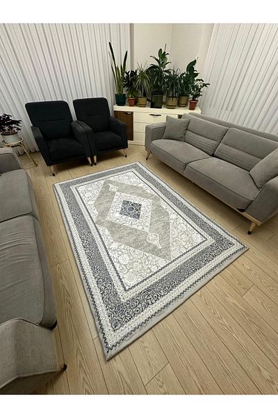 LİMAY Elastic Micro Fleece Carpet Cover - Thick Fabric - Extra Durable - Washable