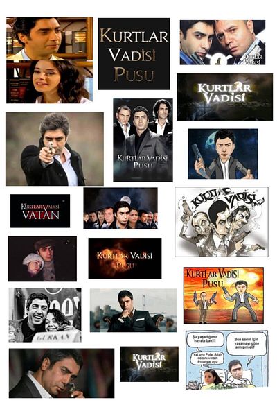 Major Selection Wolf Valley - Memati - Polat Alemdar Σετ με 18 αυτοκόλλητα ειδικής σχεδίασης