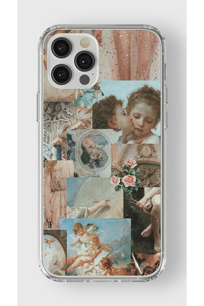 Multitronic iPhone 16 Pro Compatible Artistic Collage Design Printed Transpar...