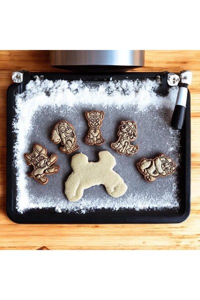 AlaSwan Paw Patrol Cute Set of 7 Cookie Molds and Stamps