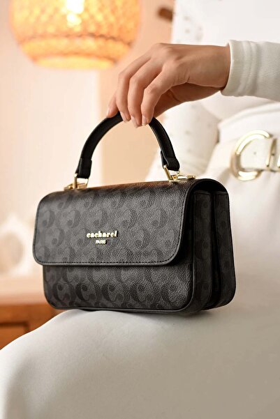 Cacharel Paris Women's 3 Compartment Long Cross Strap Shoulder & Hand Bag