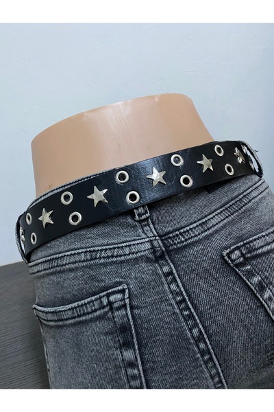 Aksabeltchokers 4.cm Starry&Eye Punk Metallic Vintage Stylish Pants Belt