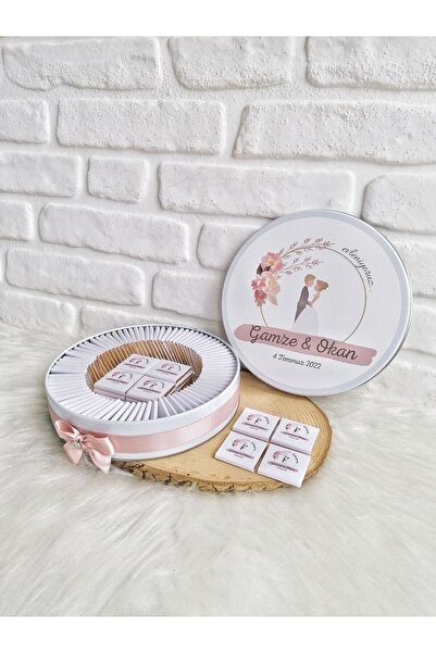 Genel Markalar 100 Adet Isme Özel Gelin-damat Nikah/nişan/söz Hatırası Hediye...