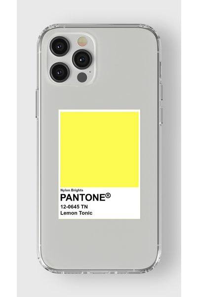 Multitronic حافظة شفافة مطبوعة بتصميم ليمون تونيك متوافقة مع هاتف iPhone 16 Pro