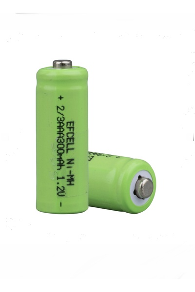efmues 1.2v Efcell NI-MH 2/3AAA 300 Mah 1.2 Volt Başlıklı şarjlı pil