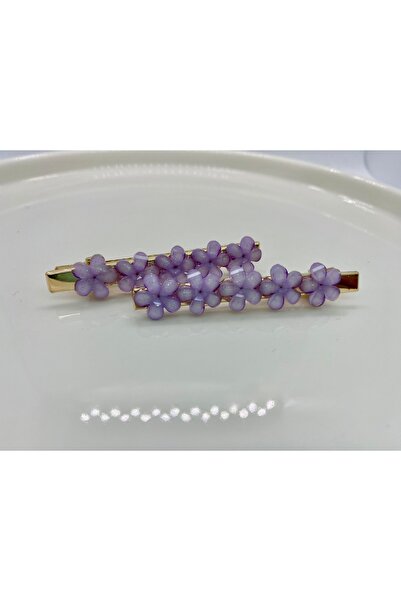 Gozibygoz 2 Adet Çiçekli Klips Toka