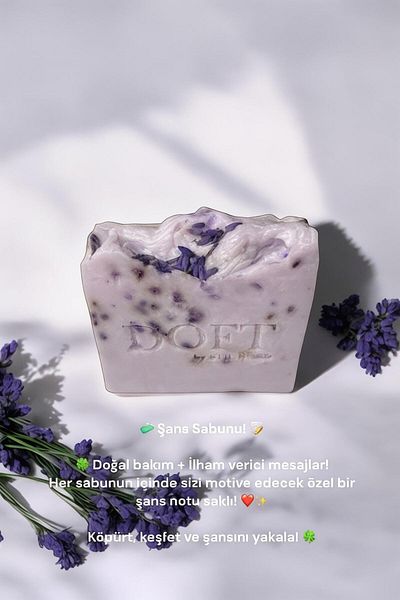 Stil Nord Doft Natural Handmade Lucky Soap (Lavanta) 150 Gr - Soap