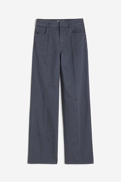 H&M Straight twill trousers