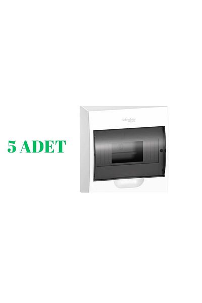 Schneider Electric 5 Pcs Schneider 8-Piece Surface Fuse Box