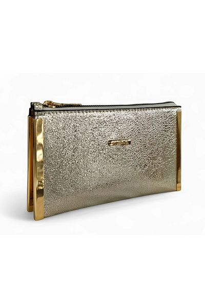 Evident Gold Small Portfolio & Women's Handbag (19 X 11)
