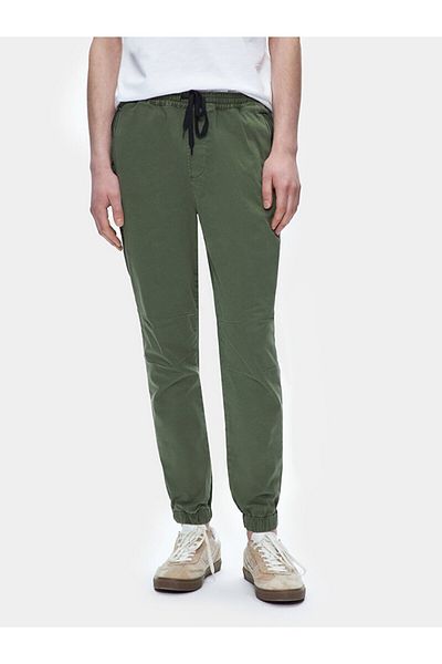 Ltb Πράσινο παντελόνι Jogger Waist Fit