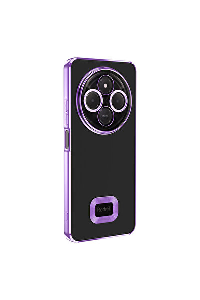 ZM STORE غطاء شفاف متوافق مع هاتف شاومي ريدمي 14C 4G مع حماية للكاميرا وشعار أوميغا