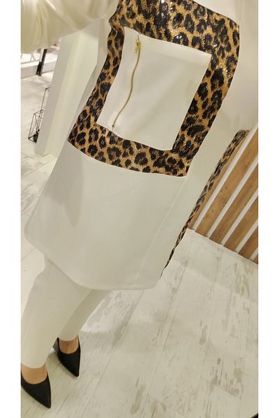 Meryemce Butik Double Team with Leopard