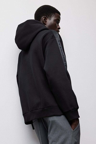 H&M Loose Fit Hoodie with sidestripes
