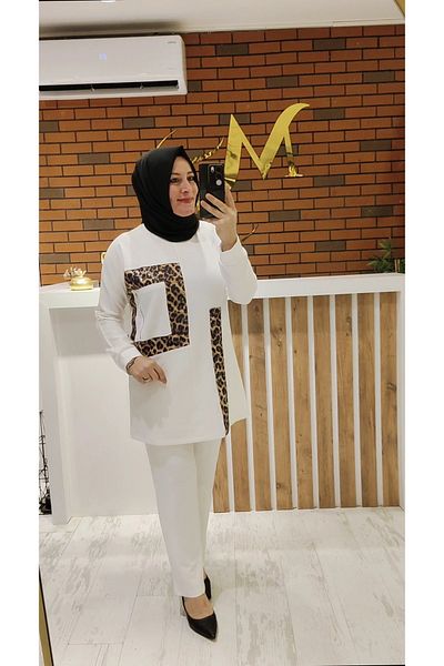 Meryemce Butik Double Team with Leopard