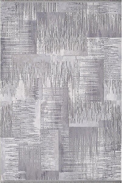 Artemis Halı Artex Krem Gri Modern Eskitme Halı 09150d