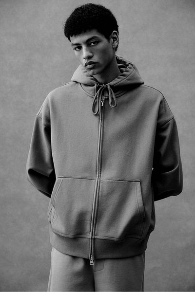 H&M Oversized Fit Zip-through hoodie