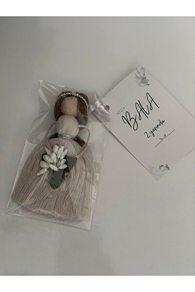 Handmade El Yapımı Makrome Melek Magnet 10 Lu Paket