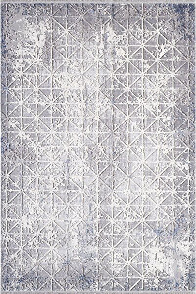 Artemis Halı Artex Gri Mavi Modern Eskitme Halı 05852a