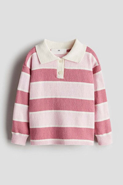 H&M Rib-knit polo jumper